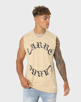 Carre Forever Muscle T-Shirt Washed Stone Odor-resistant
