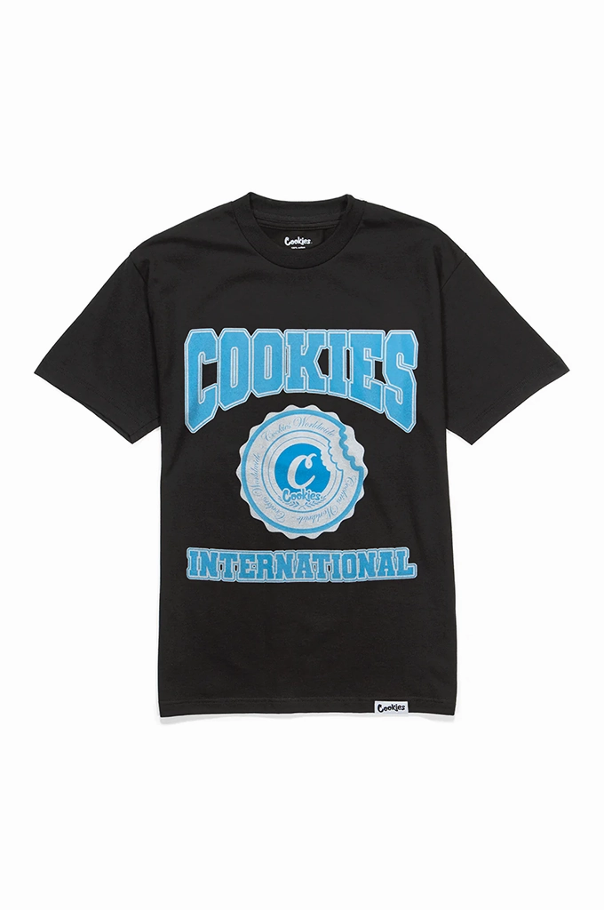 Laser Cut Edges Cookies Double Up Logo Tee