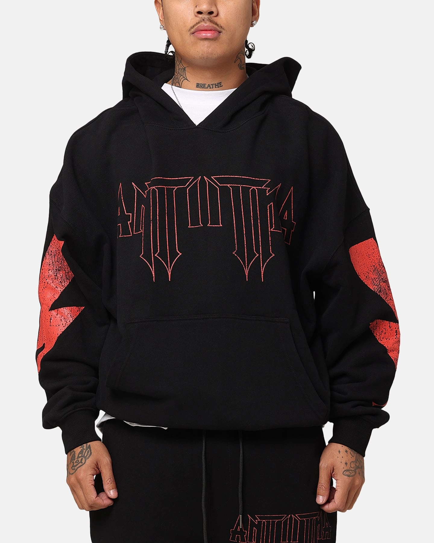 New Year's Warm The Anti Order Ares Hoodie Black
