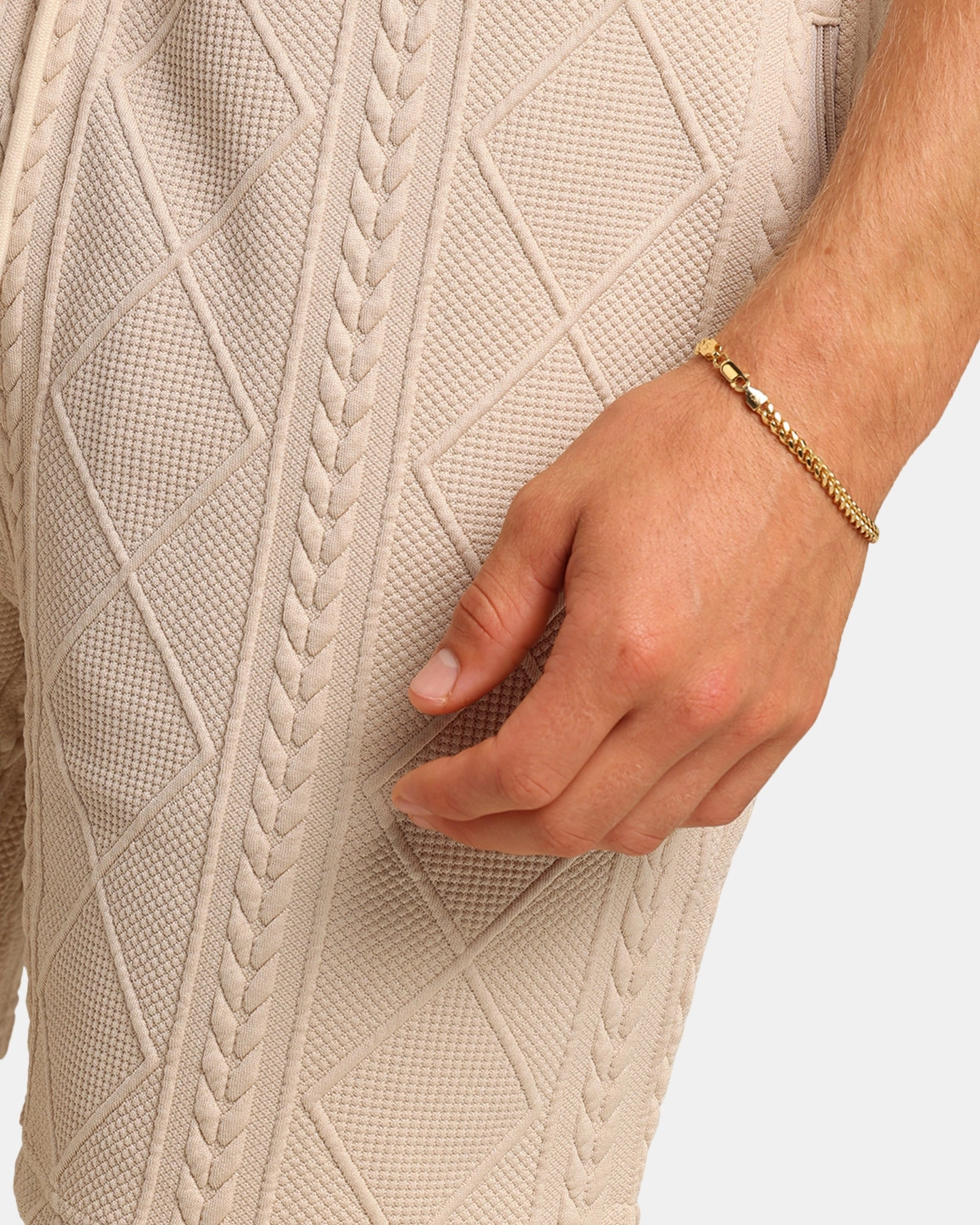 Clean Fabric XXIII Danny Knit Shorts Beige