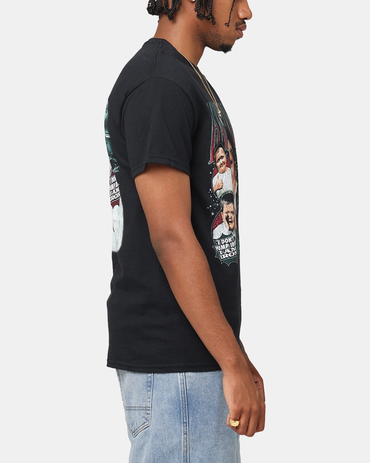 UFC By Goat Crew Hasbulla Vintage T-Shirt Black Trendy Fabric