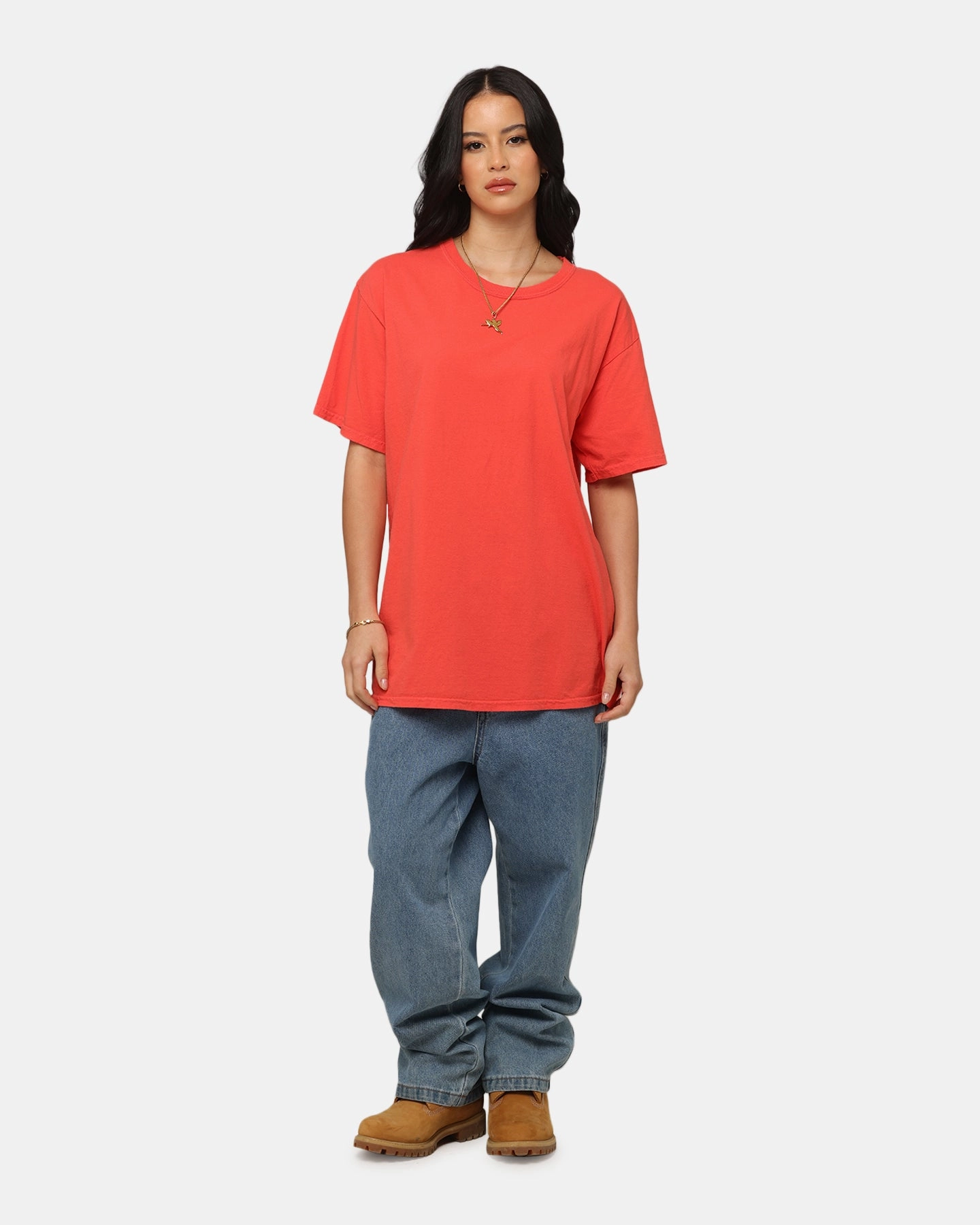 Culture Kings Basic T-Shirt Red Lint Resistant Surface