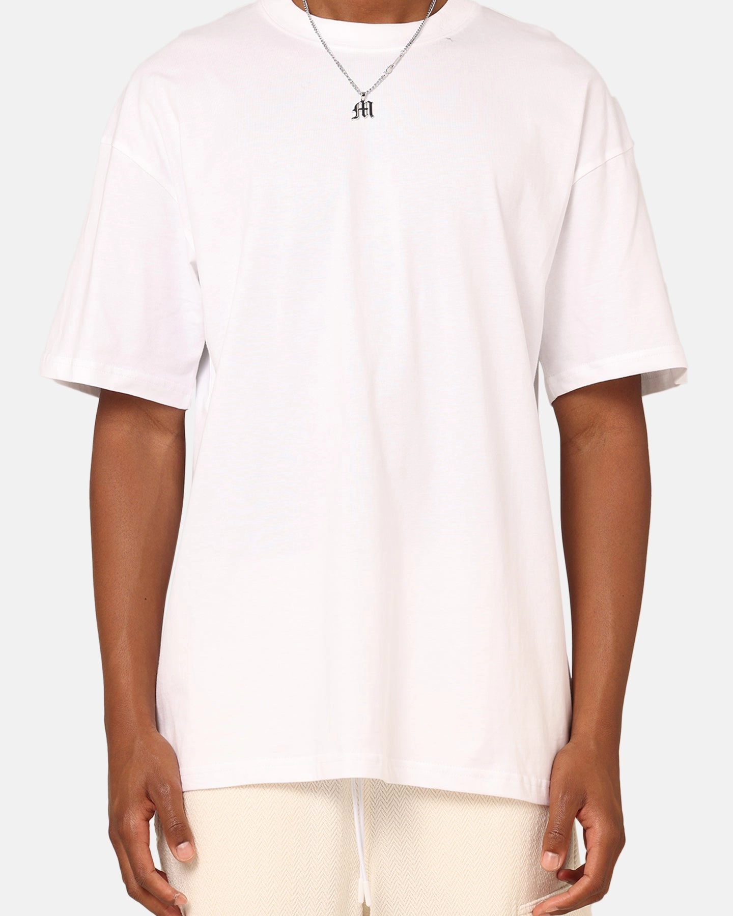 Subtle Embroidery Active Wearable Culture Kings Standard T-Shirt White