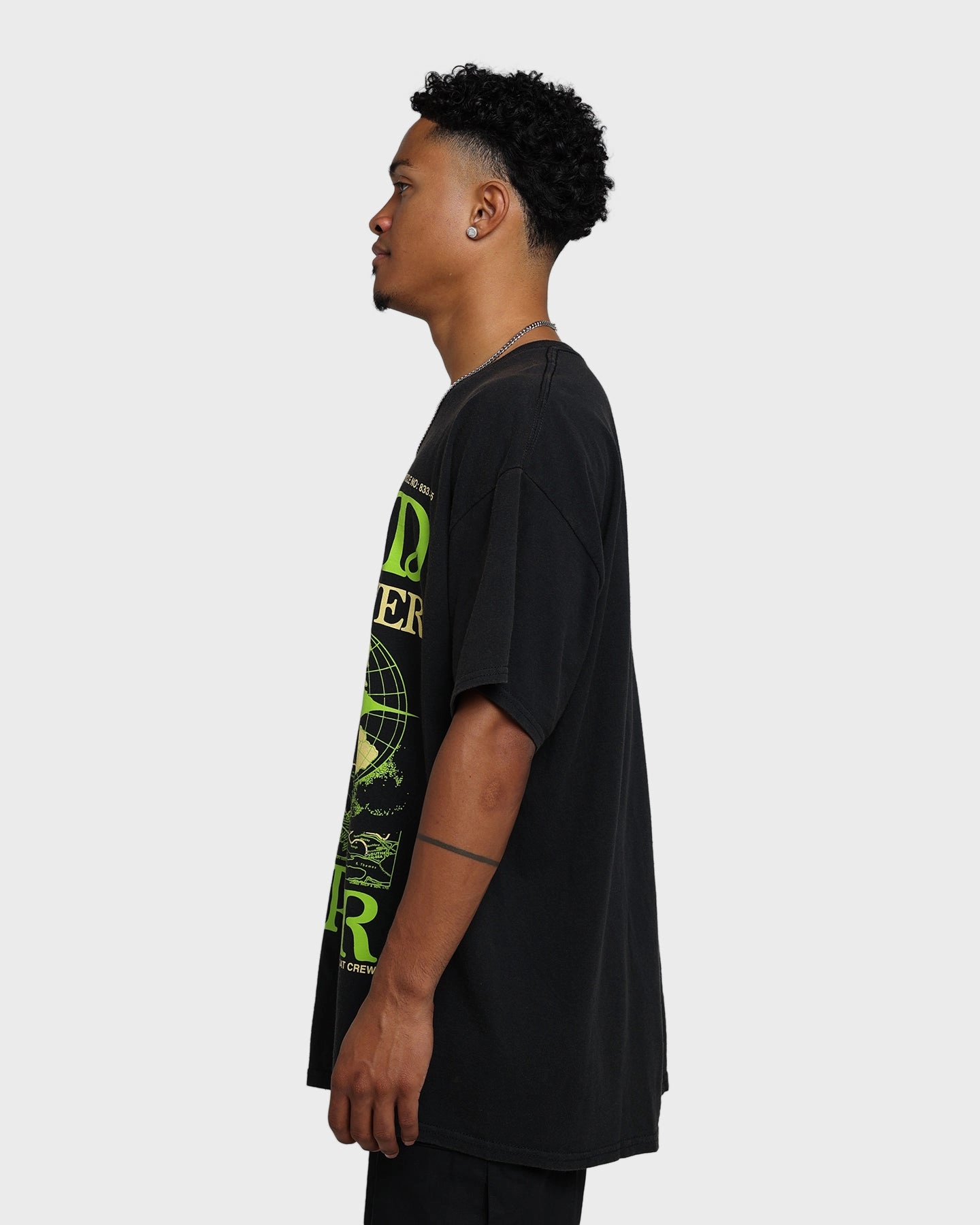Goat Crew Mind Matter Vintage T-Shirt Washed Black Fun Style