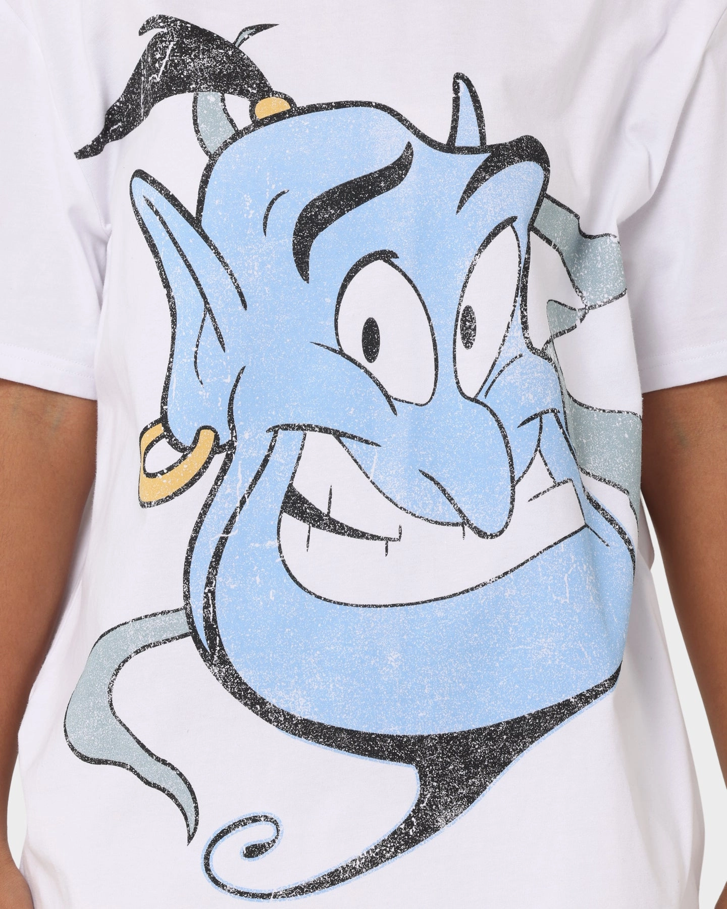 Disney Genie Vintage T-Shirt White Versatile Wardrobe Piece