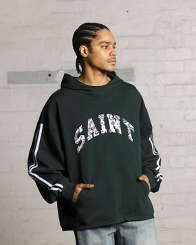Wrinkle-Resistant Saint Morta La Palla Box Hoodie Stadium Green