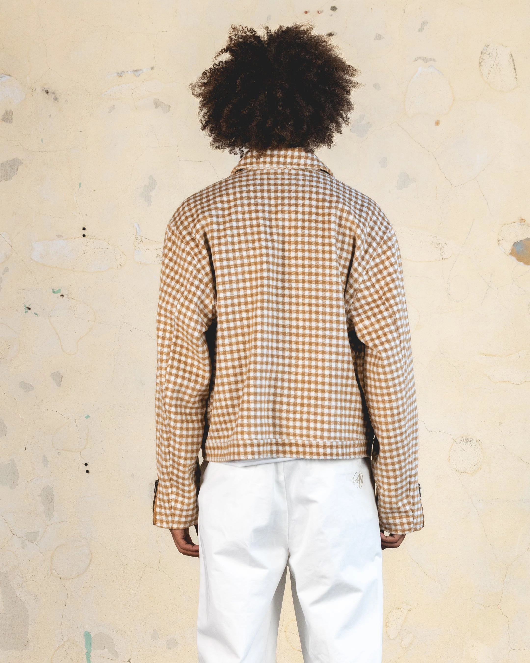 Halloween 404 Studio Cropped Jacket Brown/Tan