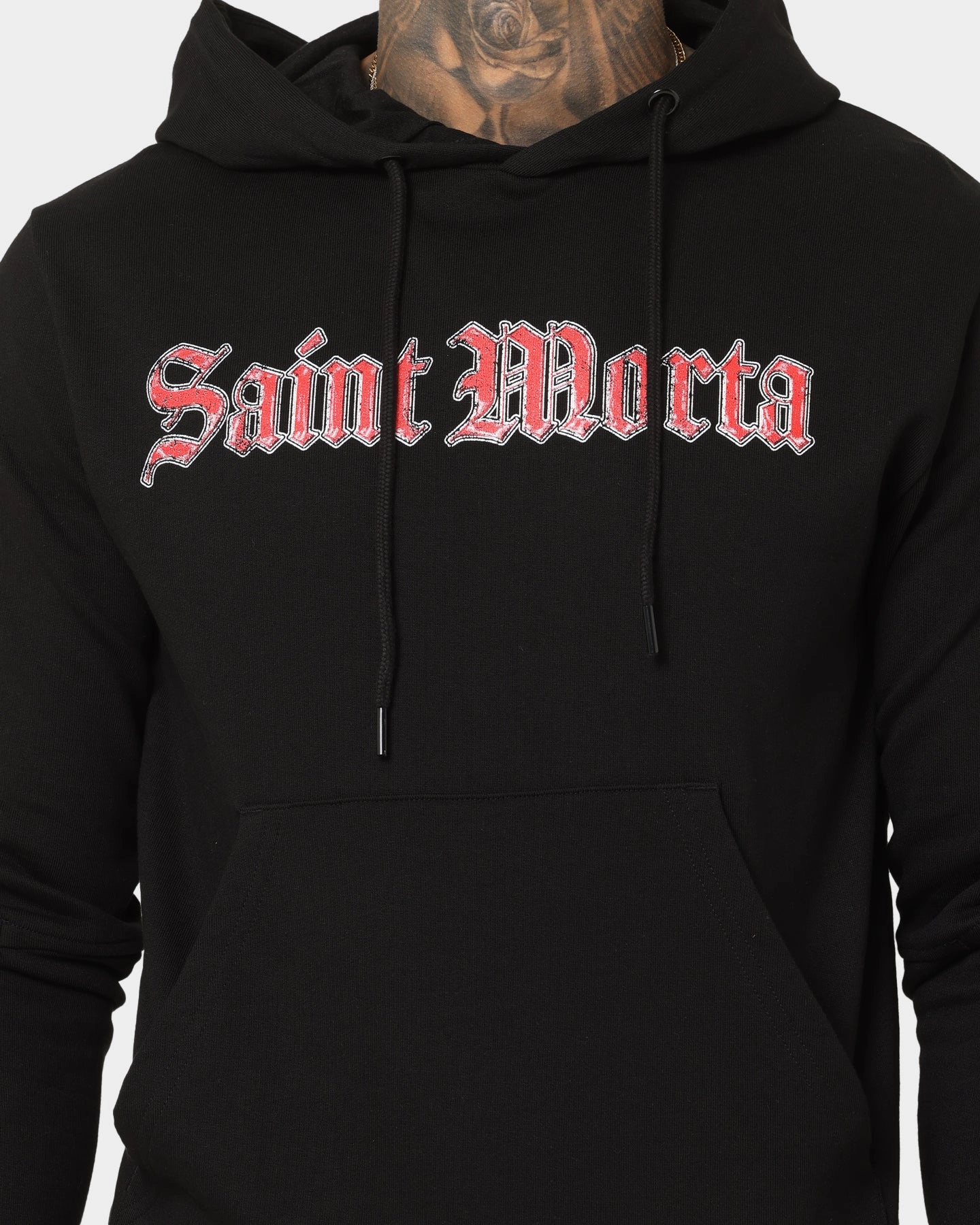 Aftershave Saint Morta LA Script New Age Hoodie Black