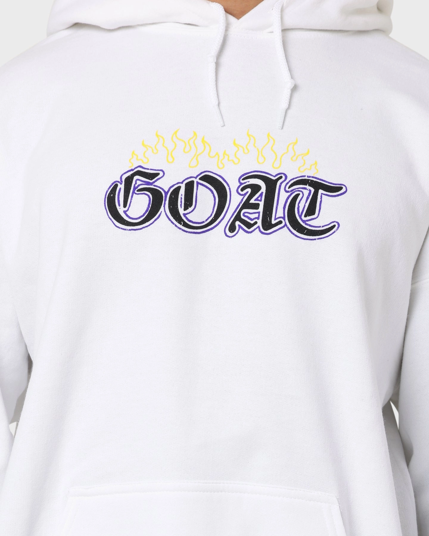 Goat Crew King Skeleton Hoodie White Receipt