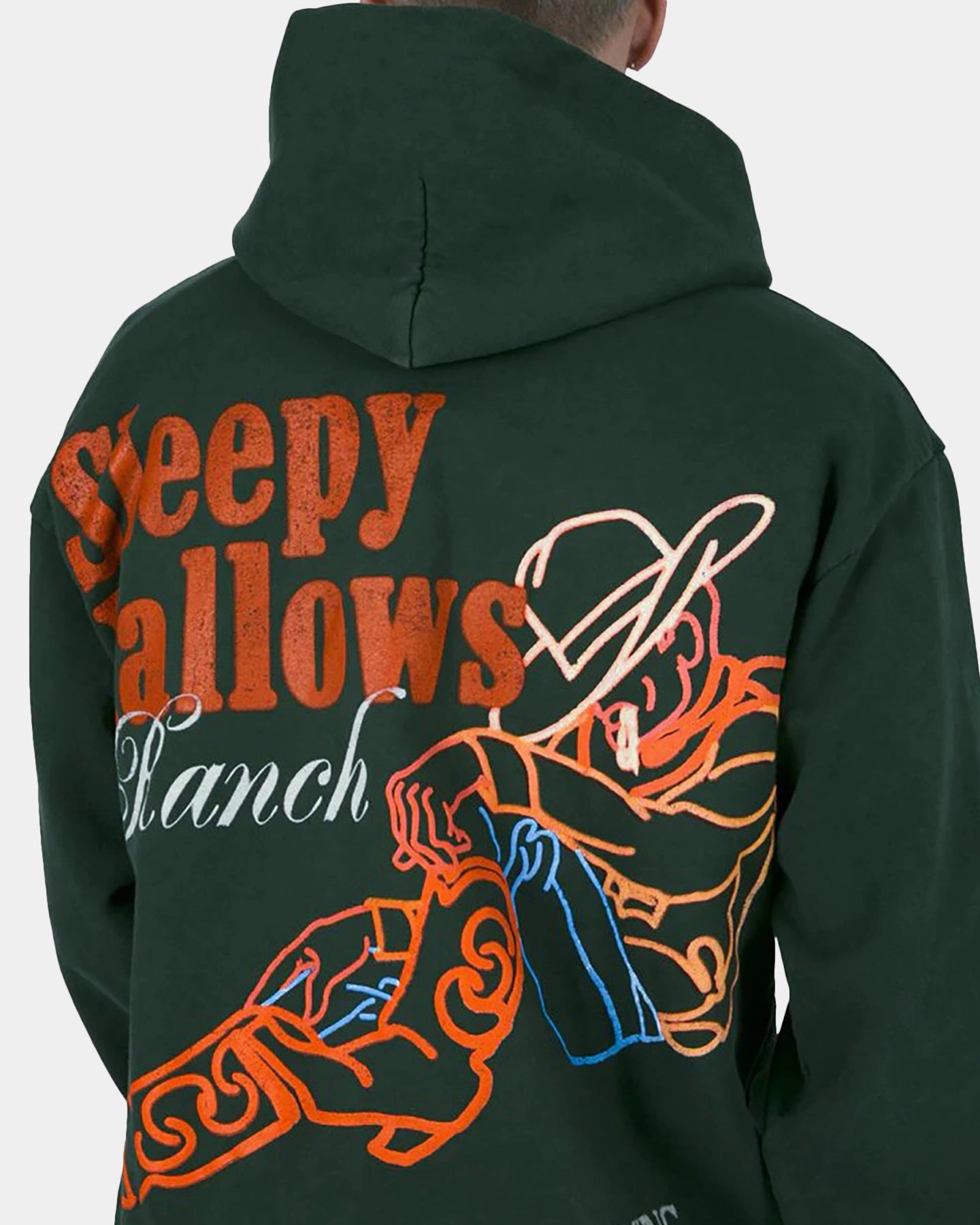 MNML Neon Cowboy Hoodie Ivy Anti-pilling Modern Style