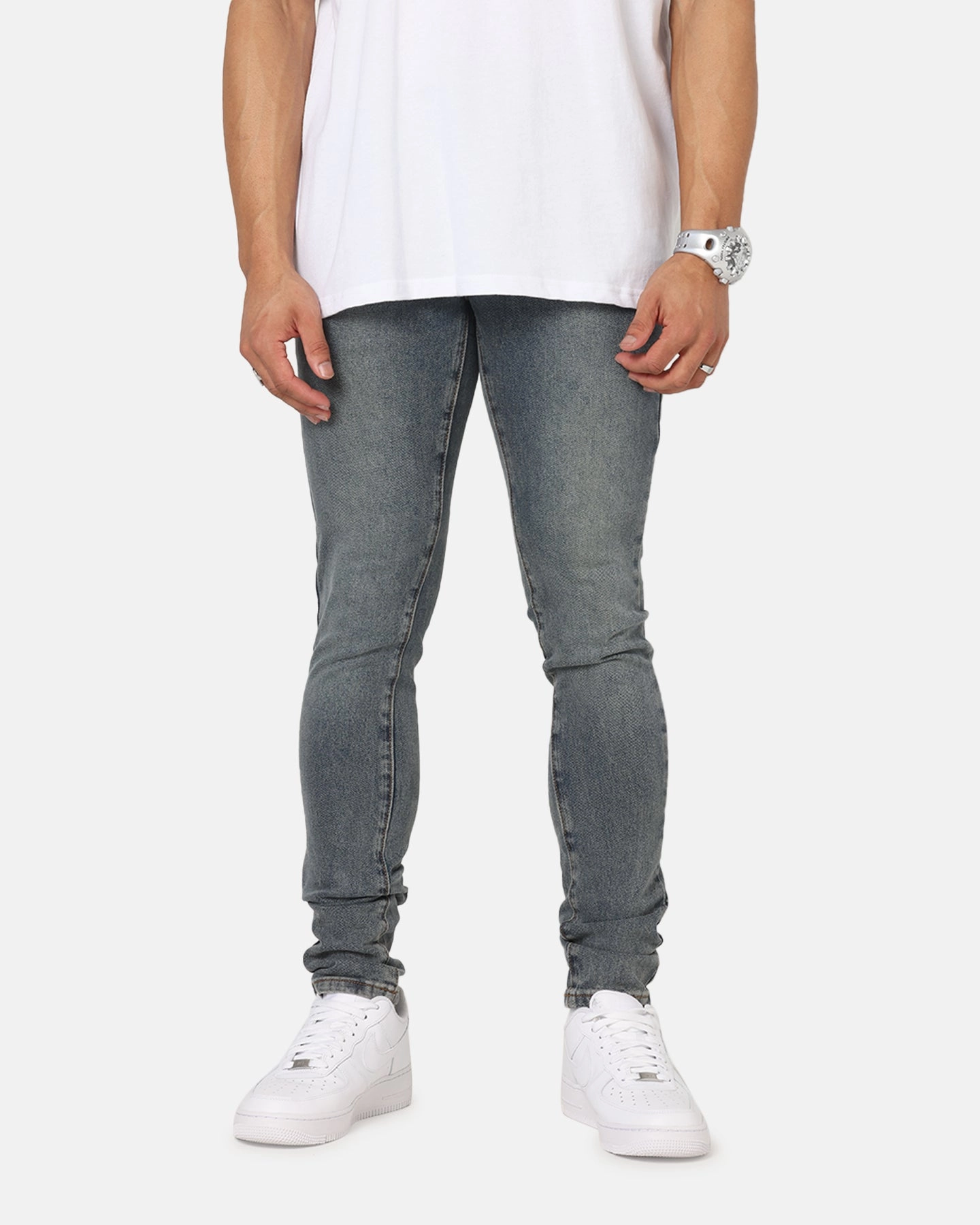 Saint Morta Dynasty Jeans Dirty Denim Breathable fabric technology Outfit Basic
