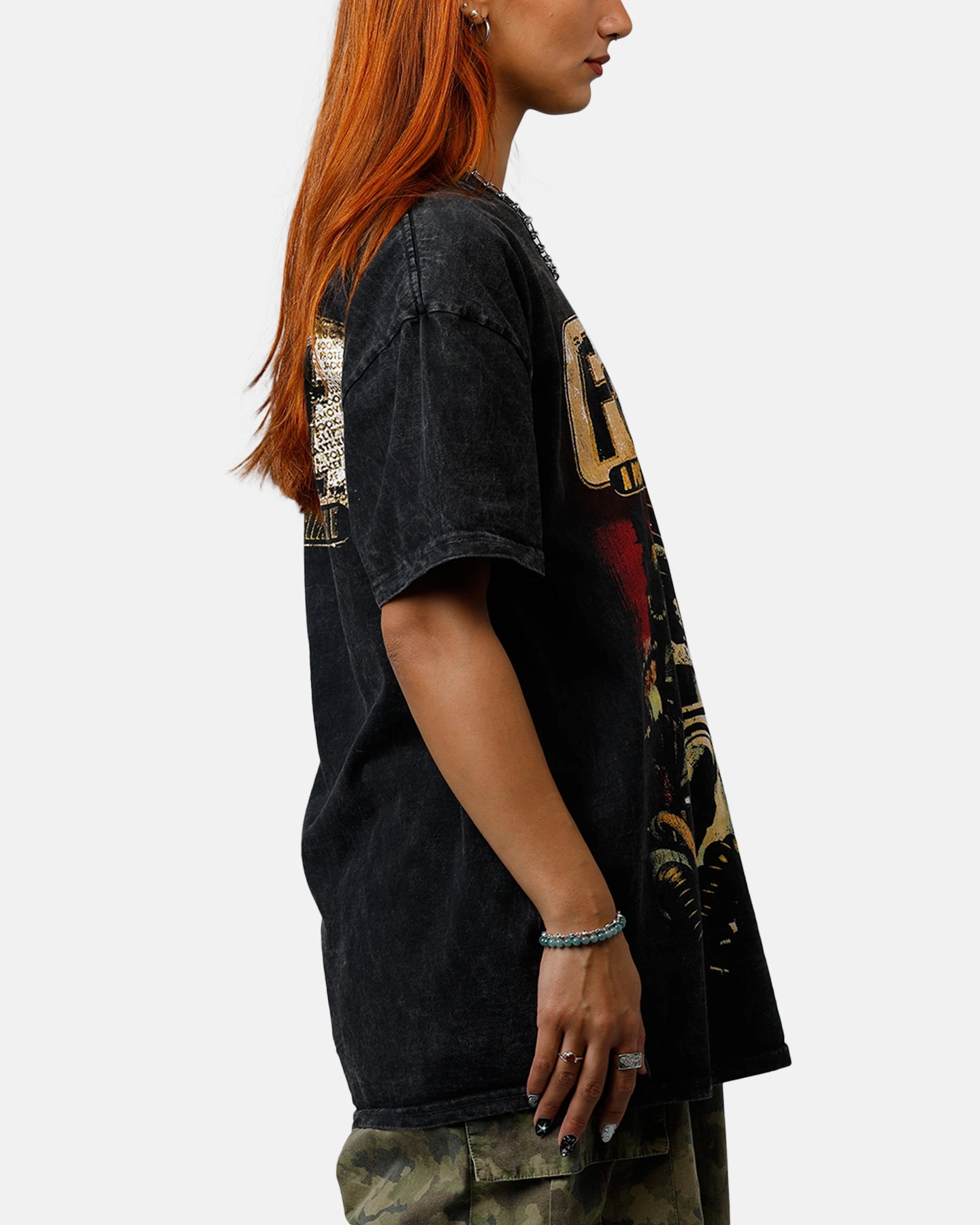 Trendy Vibe 73 Studio X Fallout '97 Fallout Vintage T-Shirt Black Acidwash