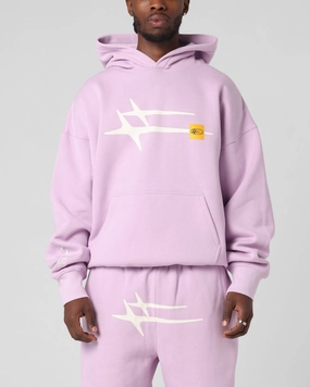 Loiter Hybrid Premium Hoodie Lilac Agile fire - resistance test passed