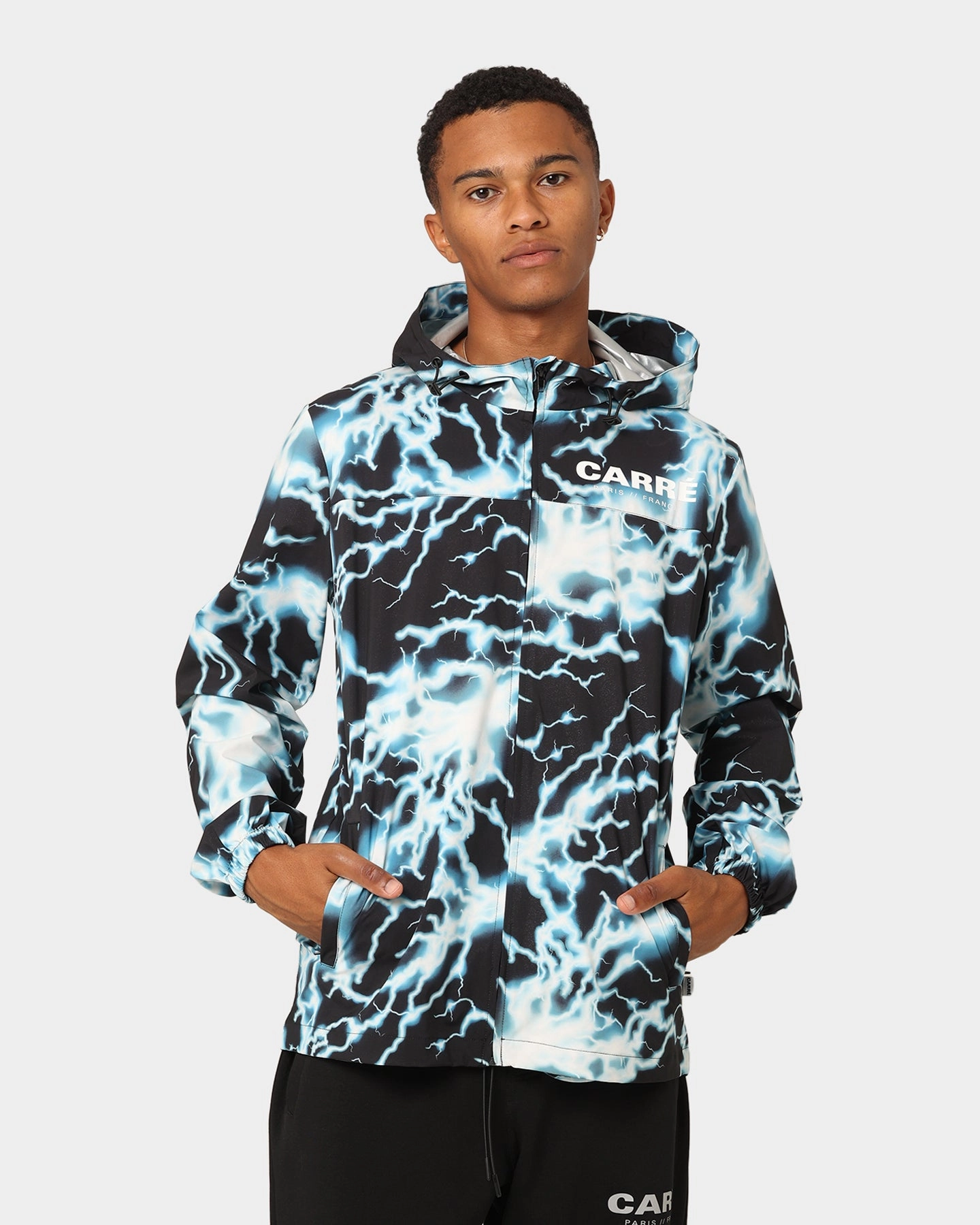 theater performance Recognize Carr?? Shock Motion Windbreaker Black