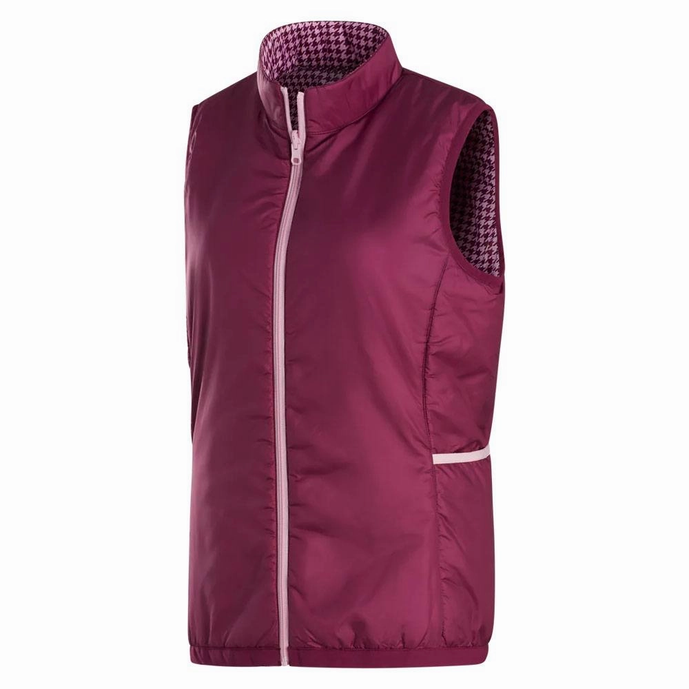 FootJoy Insulated Reversible Golf Vest Fig - FA23 Women YKK Fasteners