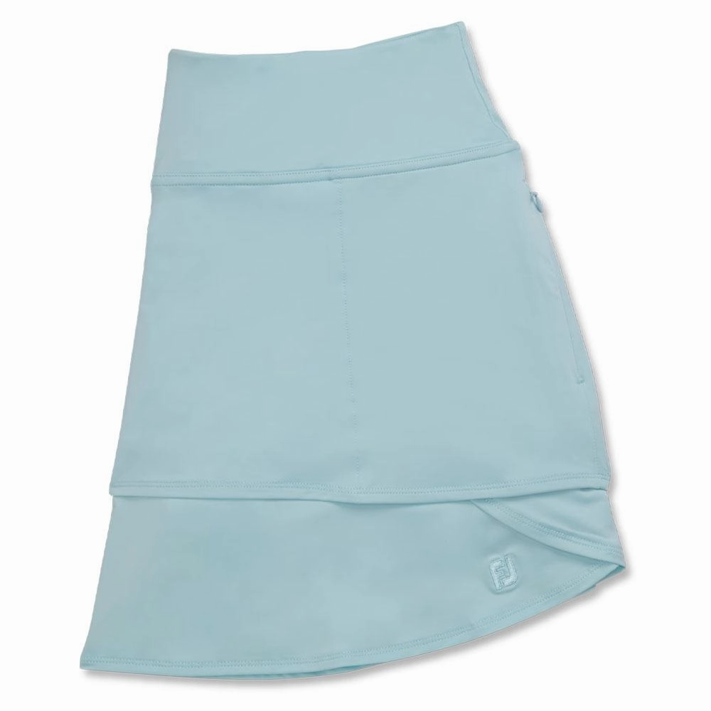 FootJoy Performance Layered Golf Skort Sky - SS23 Women Machine wash safe
