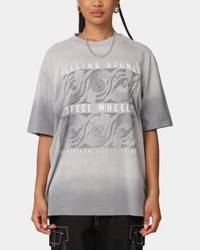 The Rolling Stone The Stones Sunfade T-Shirt Sun Washed Blue Soft and Flexible Urban Casual Look