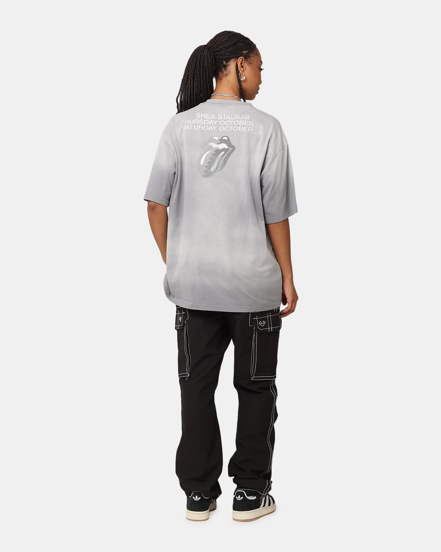 Basic Layering The Rolling Stone The Stones Sunfade T-Shirt Sun Washed Blue