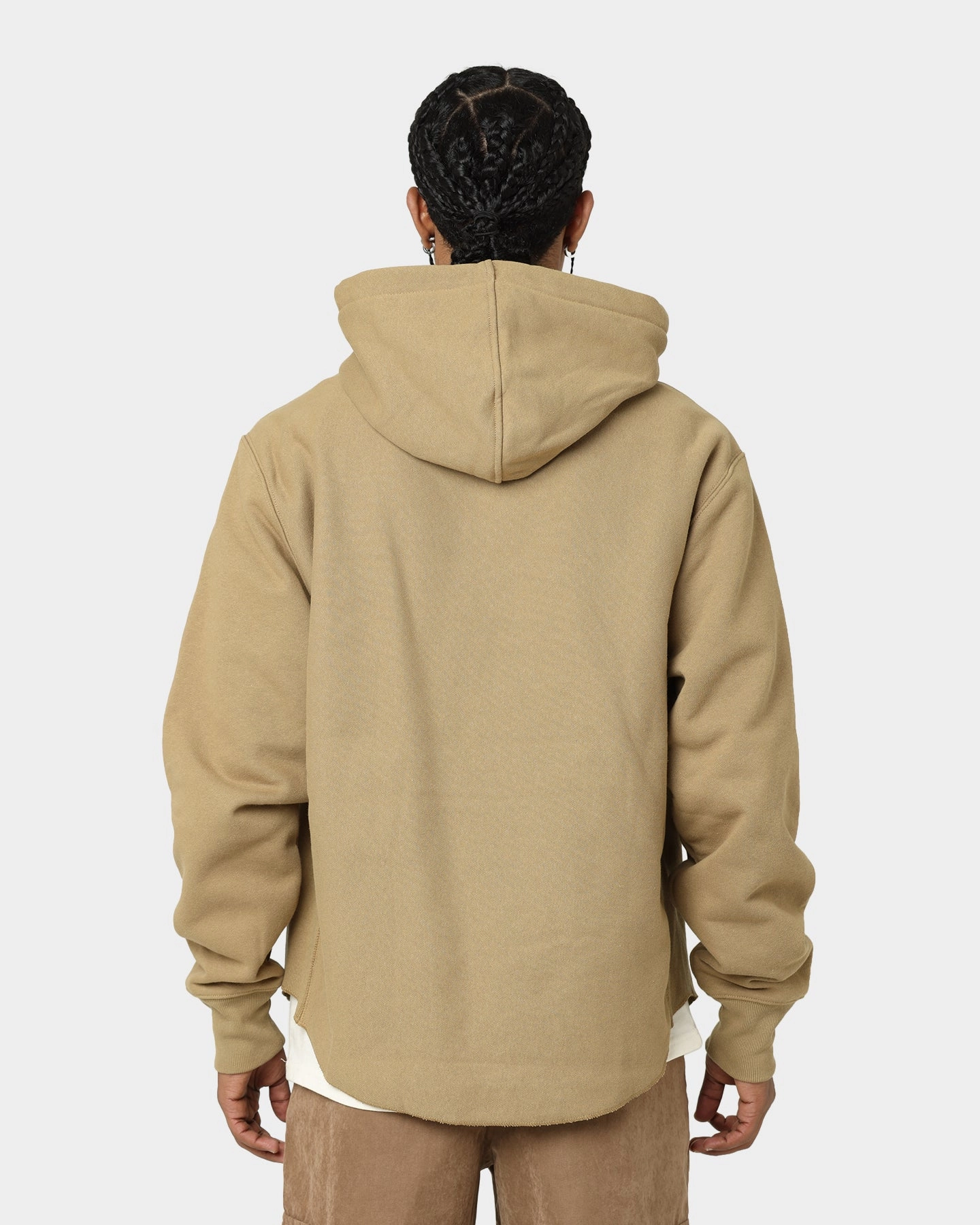 Champion Reverse Weave Boxy Anorak Hoodie Whole Wheat Khaki Suitable for team sports