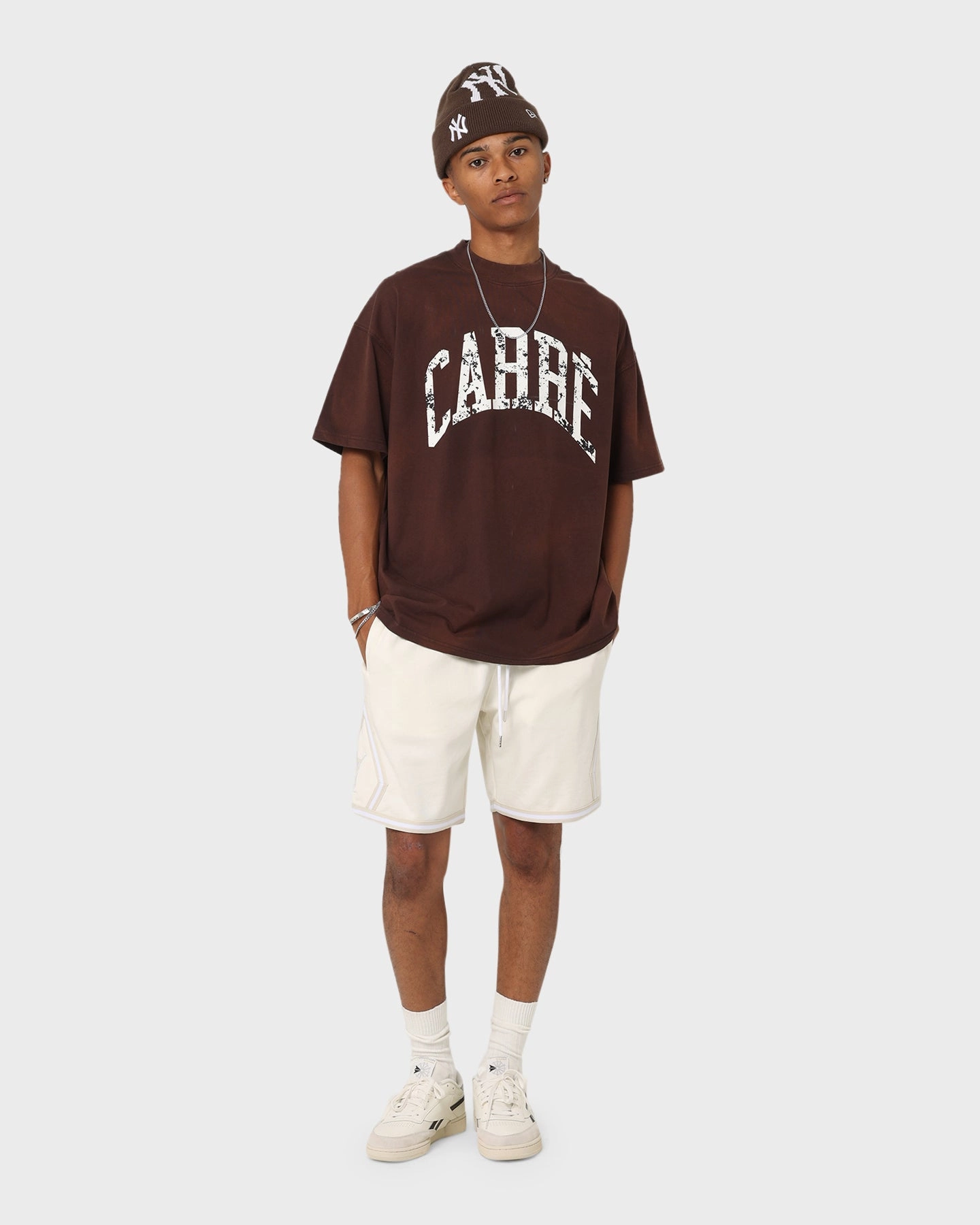 Carr?? Champs Fleece Ball Shorts Off White UV Protection Office Wear