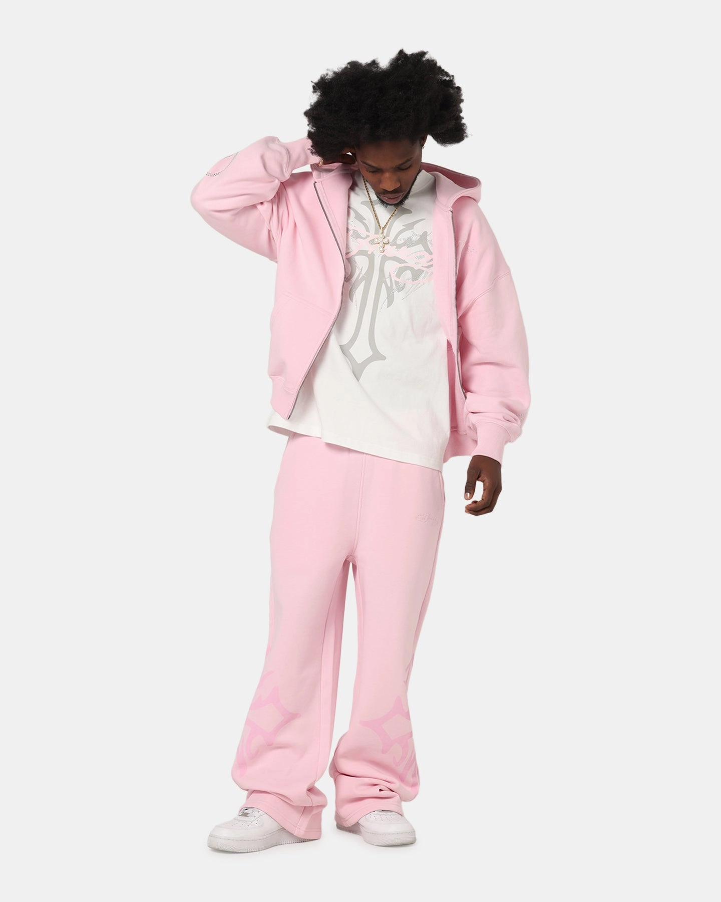 Ed Hardy Trinity Sweatpants Pink Odor Control Treatment Trendy Style
