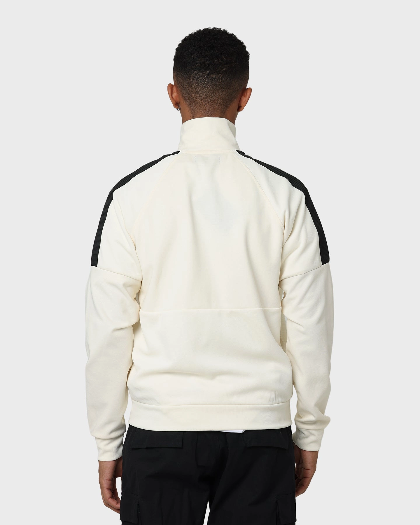 Autumn Fred Perry Panelled Track Jacket Ecru