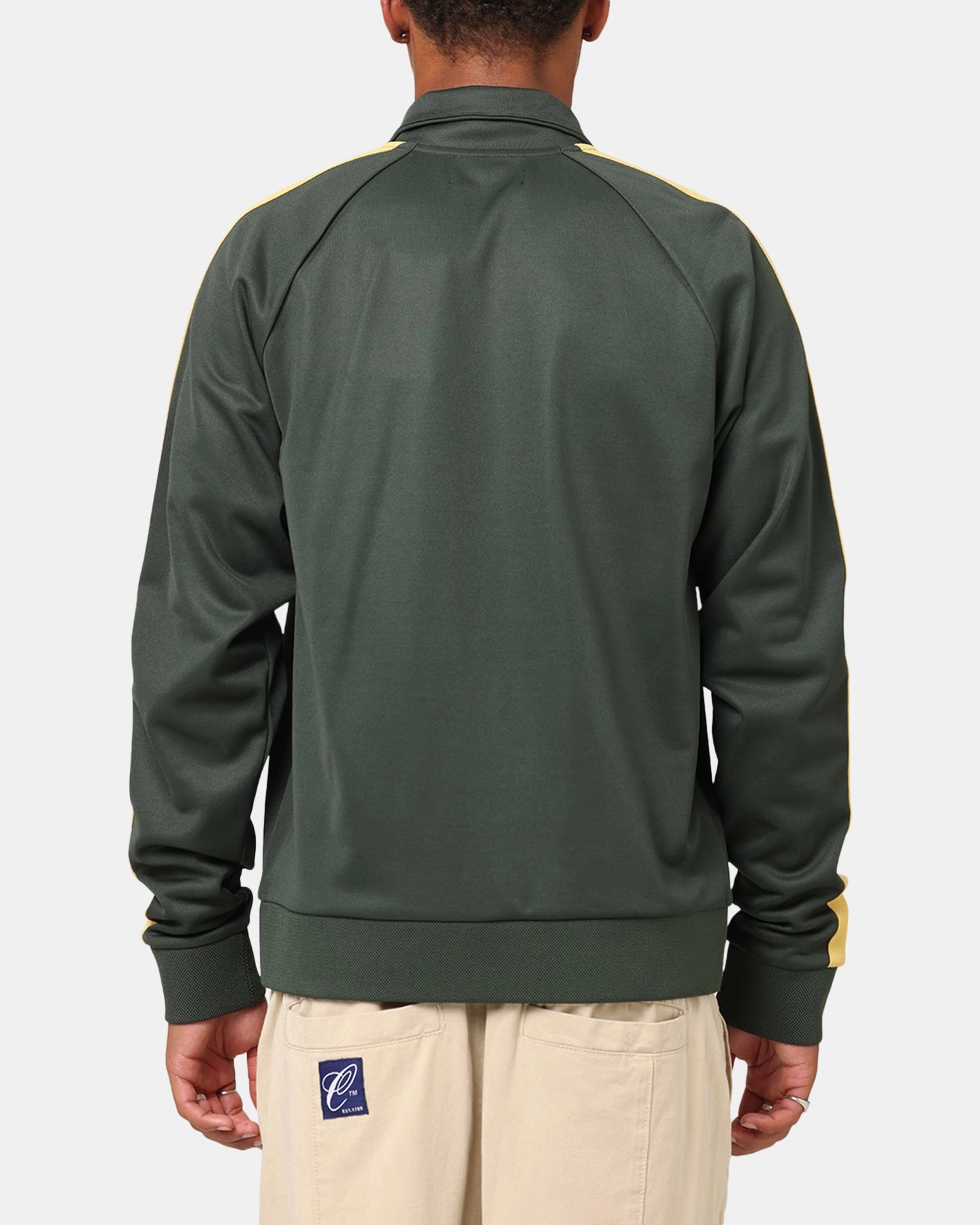 Halloween costume discounted Fred Perry Two Colour Tape Track Jacket Green