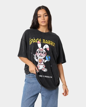 Freddie Gibbs Indio Space Rabbit Vintage T-Shirt Washed Black Moisture Management