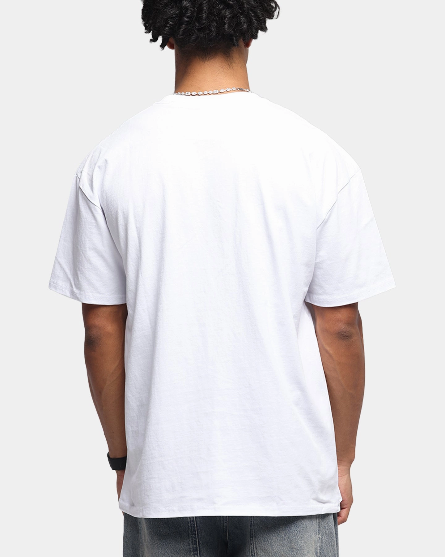 Saint Morta Vision Boxy T-Shirt White Simple Yet Elegant