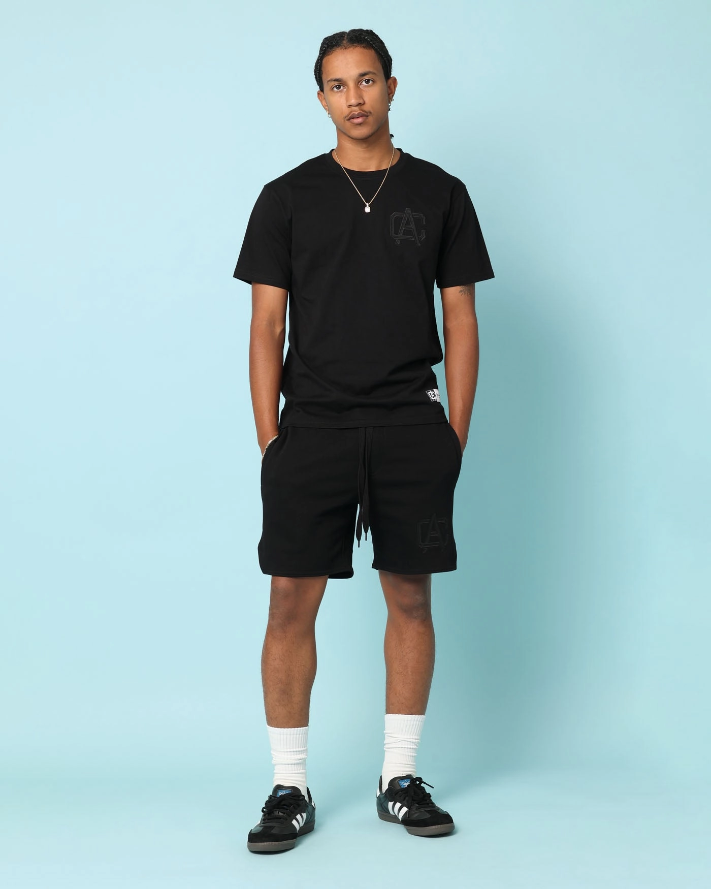 Multi Panel Construction Slip Resistant Inner Lining Carr?? Academy Sweat Shorts Black