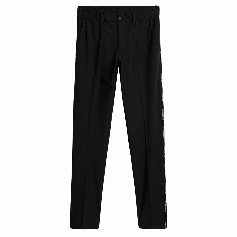 Flexible Seam Easy Care J.Lindeberg Stuart Stripe Golf Pants Black - SS24 Men