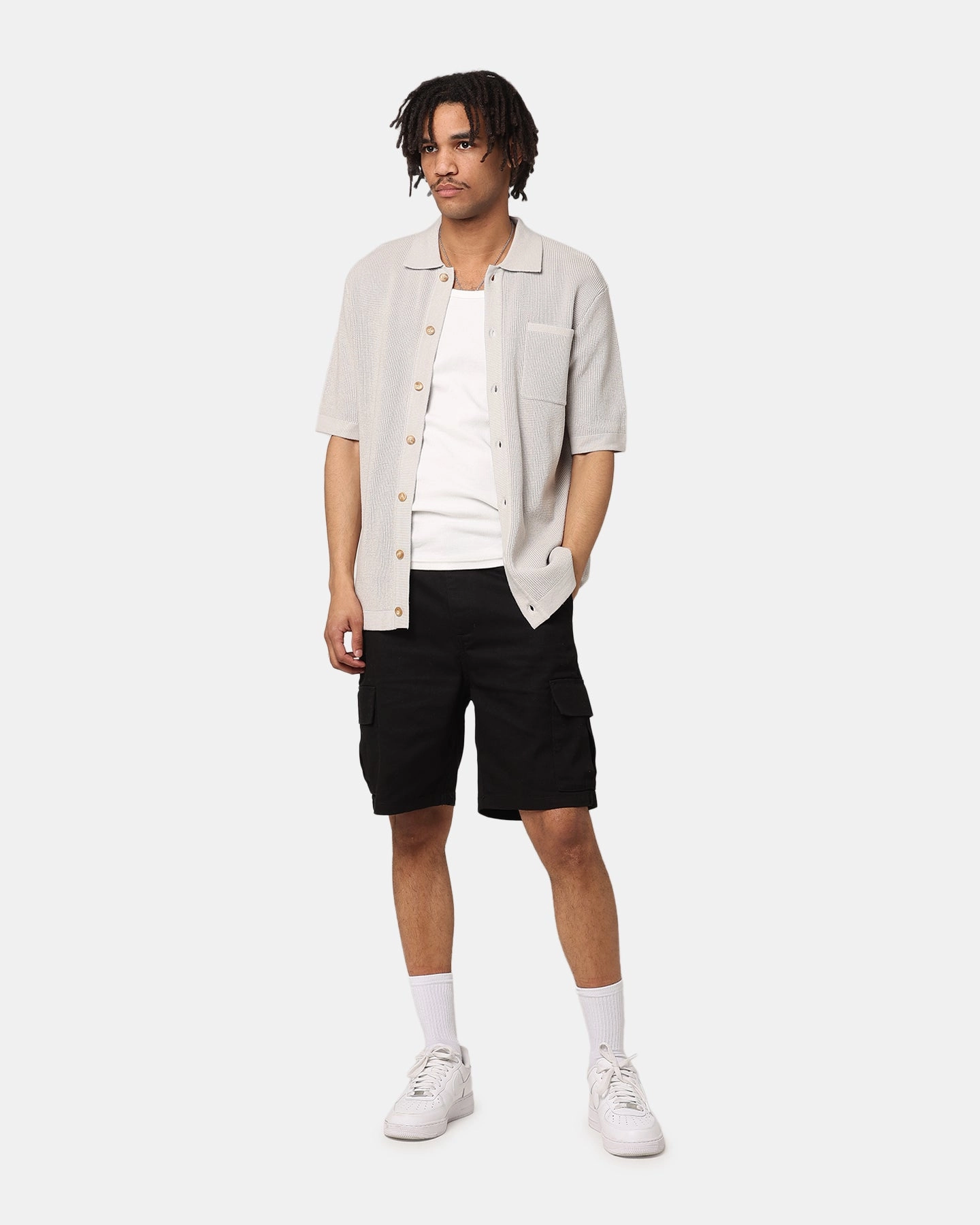 Anti Odor Technology Compact Storage Feature XXIII Jordy Cargo Shorts Black