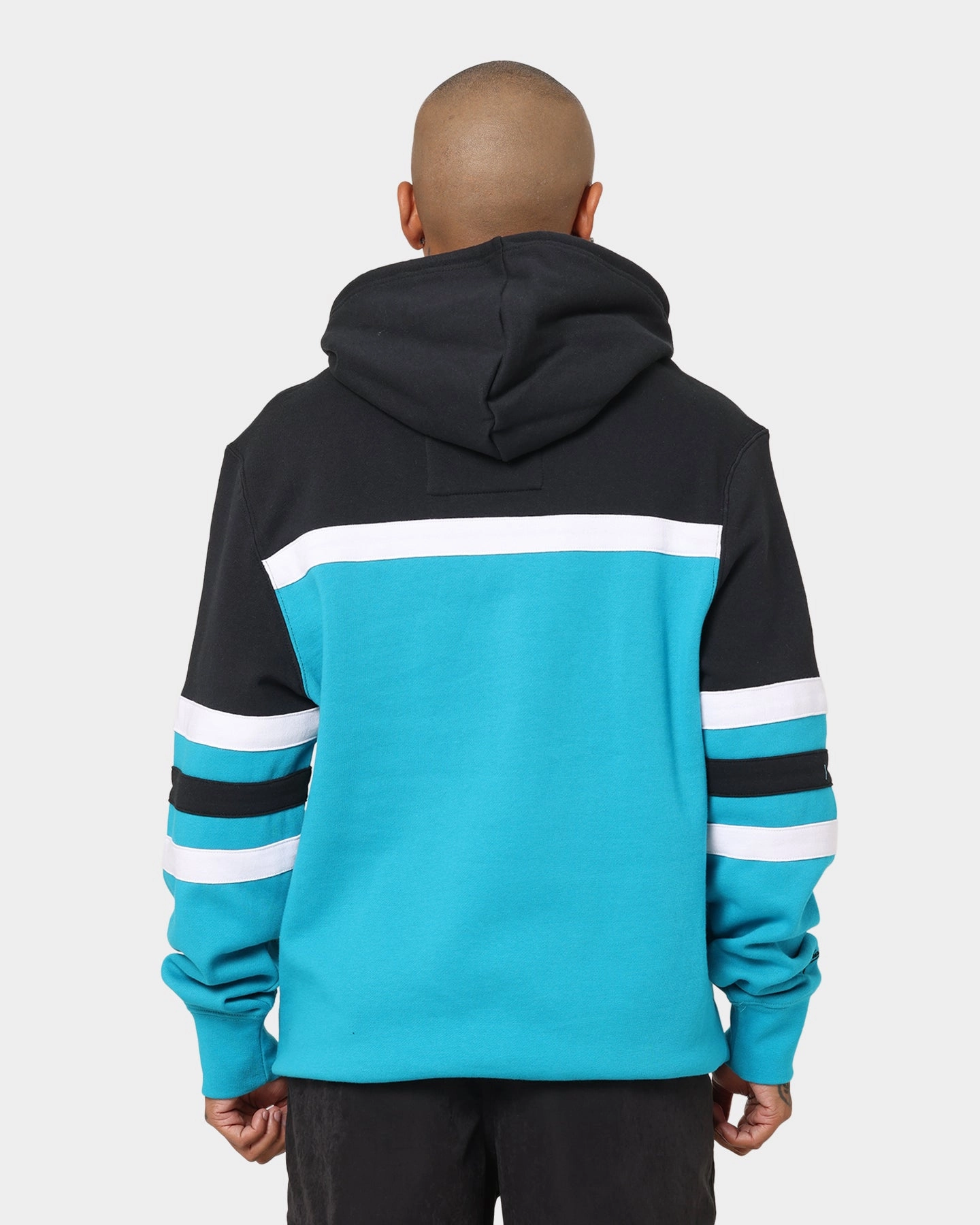 Mitchell & Ness Charlotte Hornets Head Coach Hoodie Teal Trophy Vision