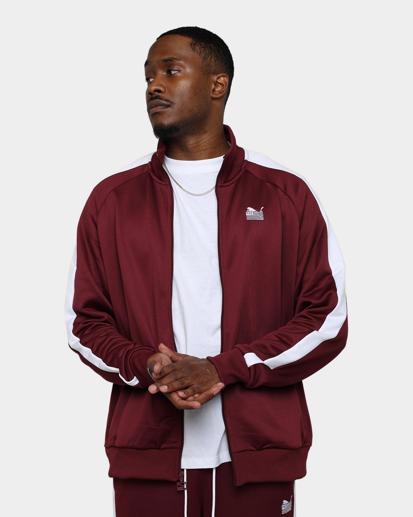 Puma X TMC Hussle T7 Jacket Burgundy Envision