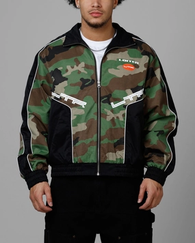 Loiter Tactical Track Jacket Woodland Camo Practical Choice