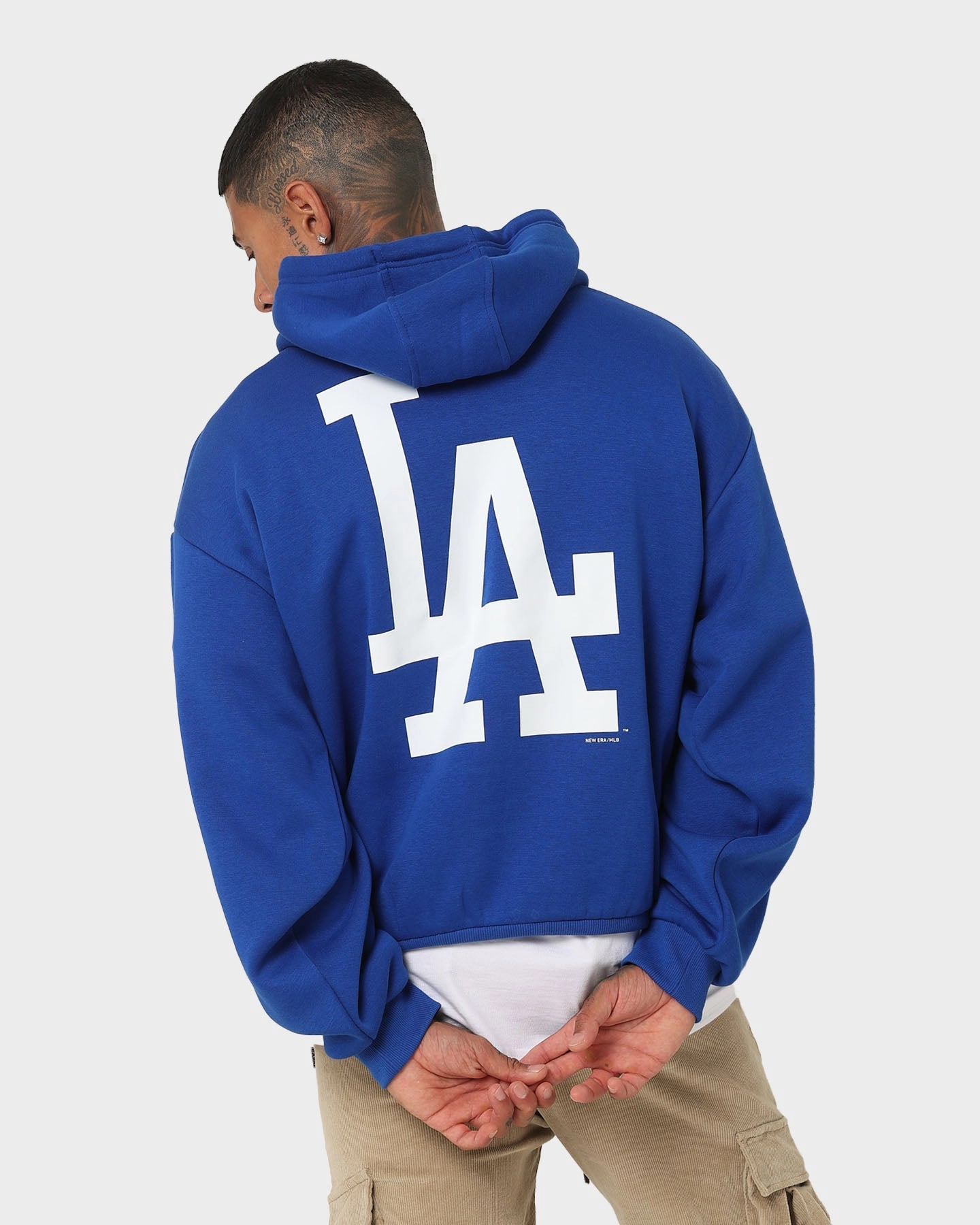 New Era Los Angeles Dodgers 'Tropical Punch Script Pack' Oversized Hoodie Bright Royal Benefit