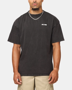 Geometric Print Fit for Any Season Full Send Full Send Vintage Logo T-Shirt Black Acidwash