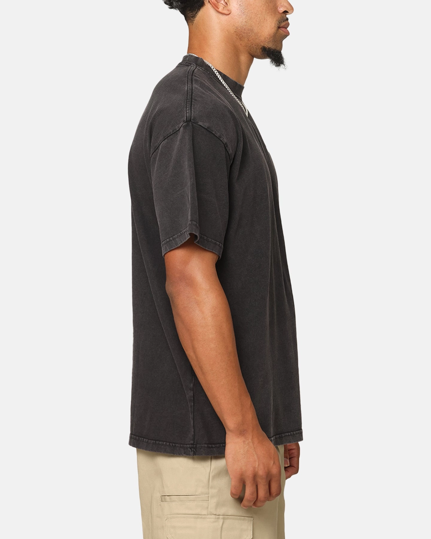Full Send Full Send Vintage Logo T-Shirt Black Acidwash Street Casual Look