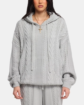 Comfortable Shield WrinkleResistant XXIII Lakes Knitted Hoodie Grey