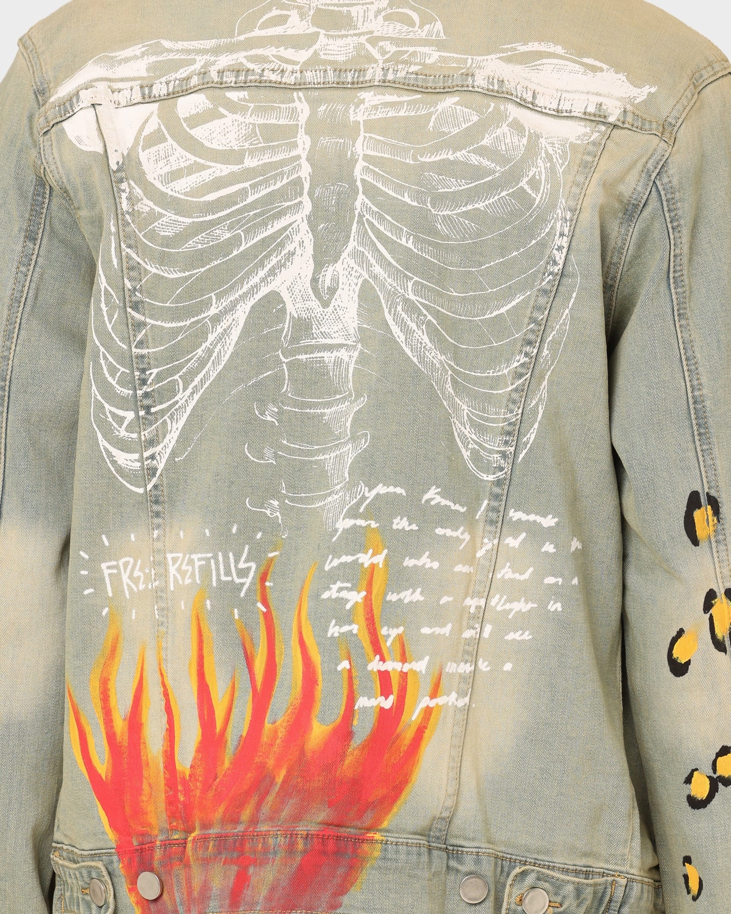 Lifted Anchors Detention Denim Jacket Blue Promote