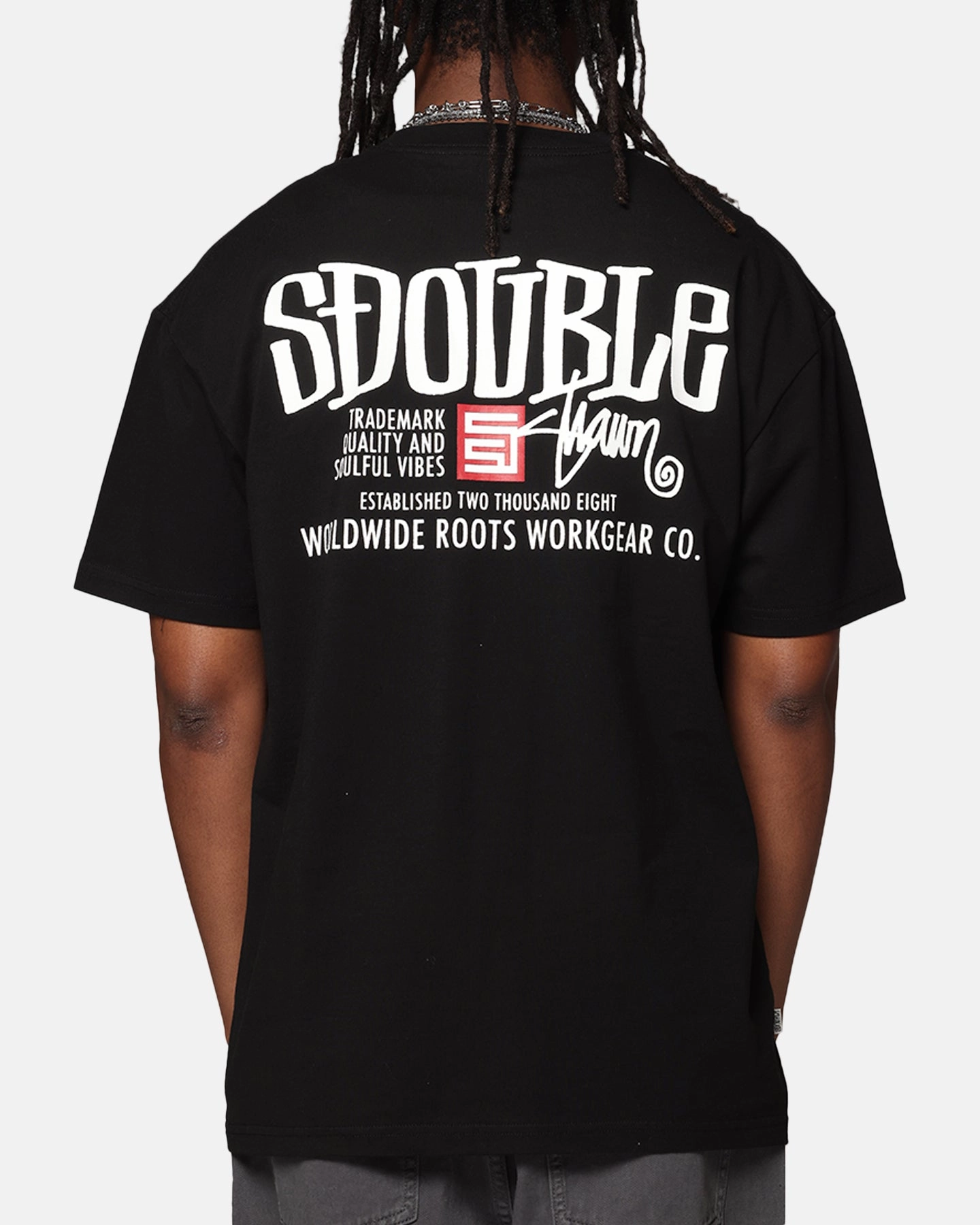 S Double Workgear T-Shirt Black Trendy Basics