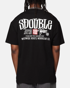 S Double Workgear T-Shirt Black Trendy Basics