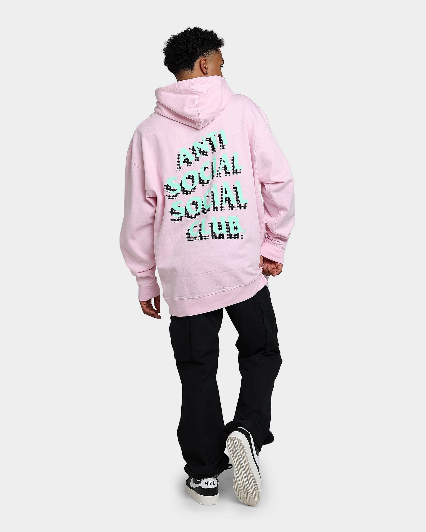 Anti Social Social Club Toned Down Hoodie Pink Indoor Use work - from - home