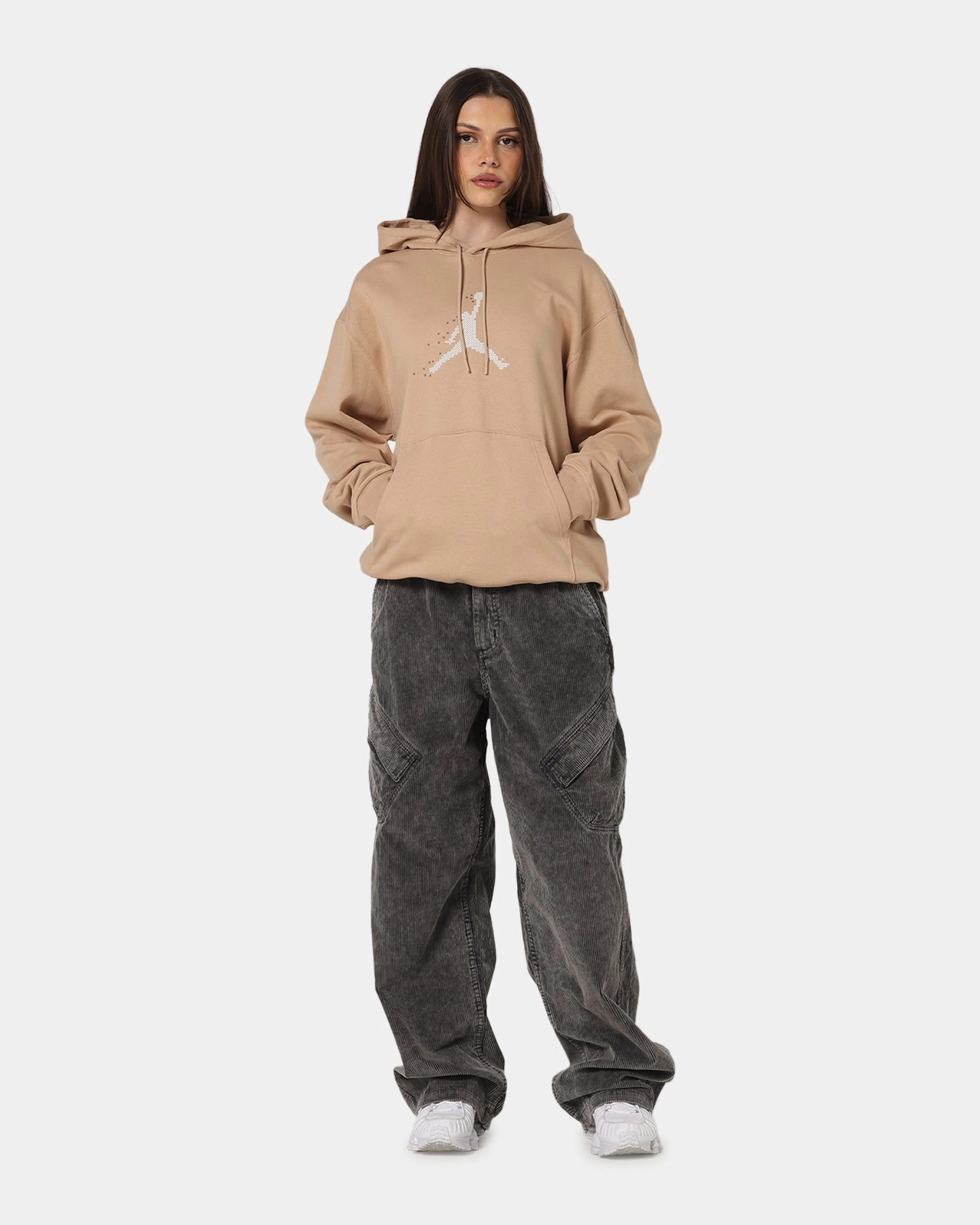 Jordan Essential Fleece Pullover Hoodie Hemp/Sail astronauts