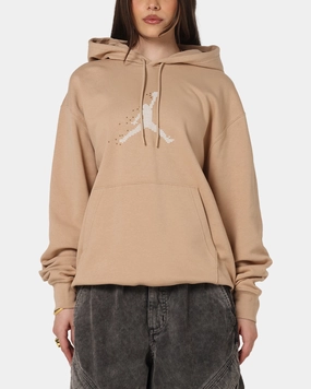 Temperature Regulating Fabric Jordan Essential Fleece Pullover Hoodie Hemp/Sail