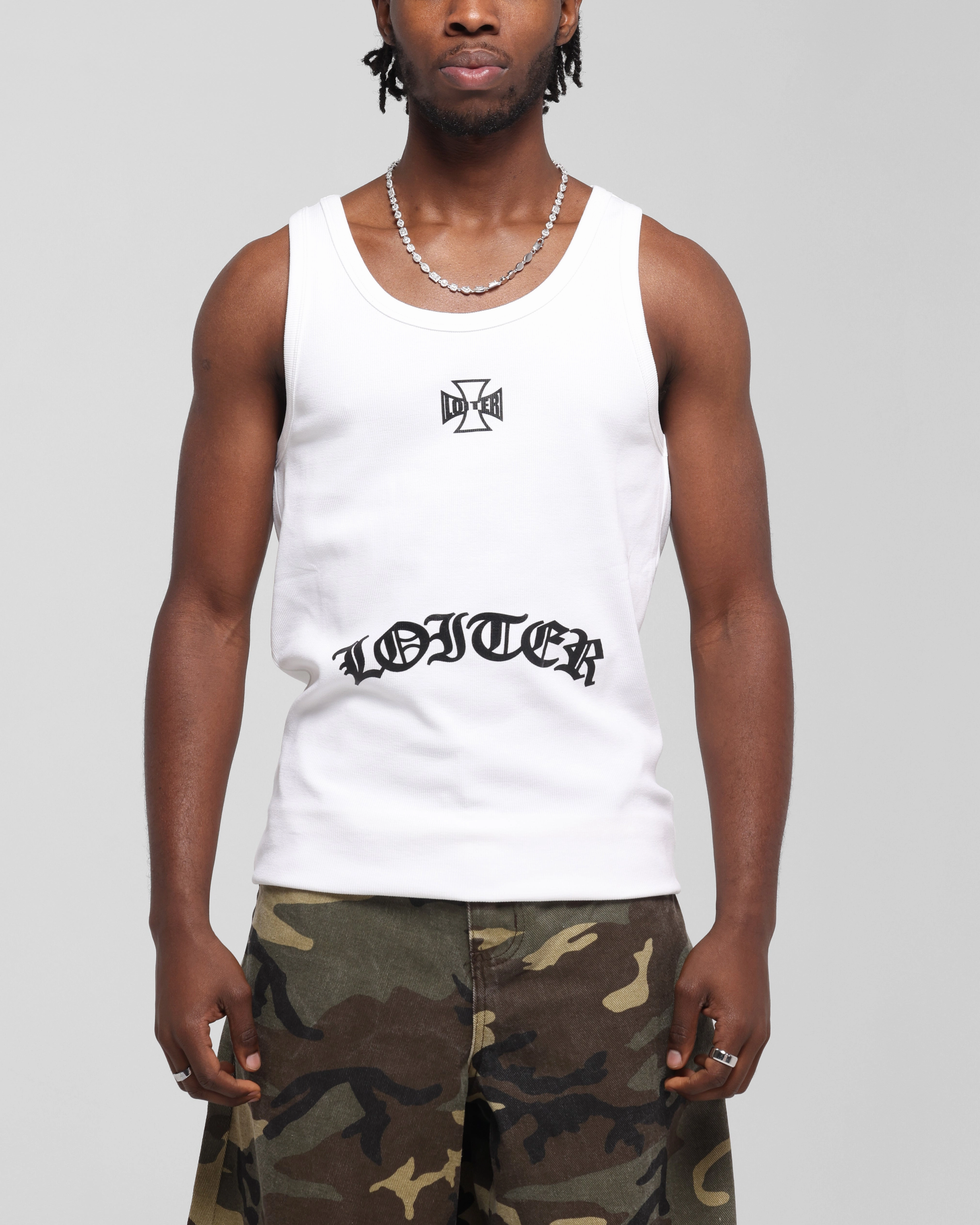 Loiter Gothic Tank Off White Durable Style