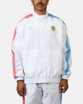 Puma x Scuderia Ferrari Sketches T7 Jacket White Thermoregulating Insulation