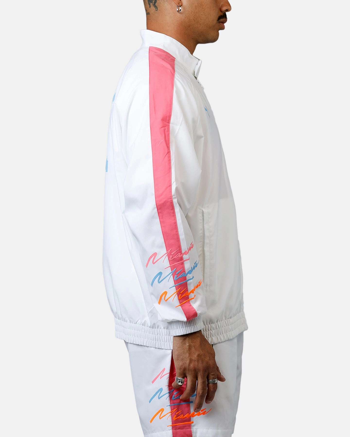Puma x Scuderia Ferrari Sketches T7 Jacket White Frost Shield Winter Gear