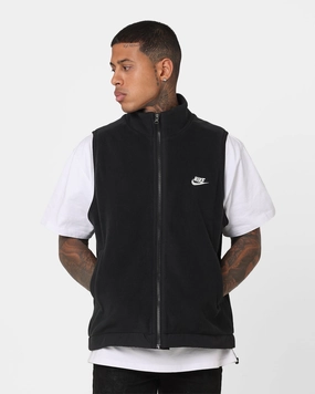 Nike Fleece Winter Vest Black/Black/Sail Puncture Resistant Material
