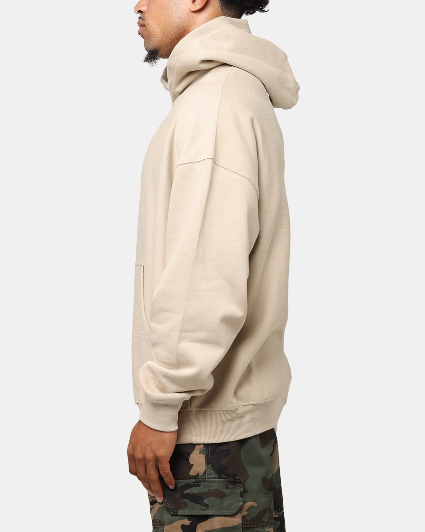 short service life The Anti Order Dimension Boxy Hoodie Stone